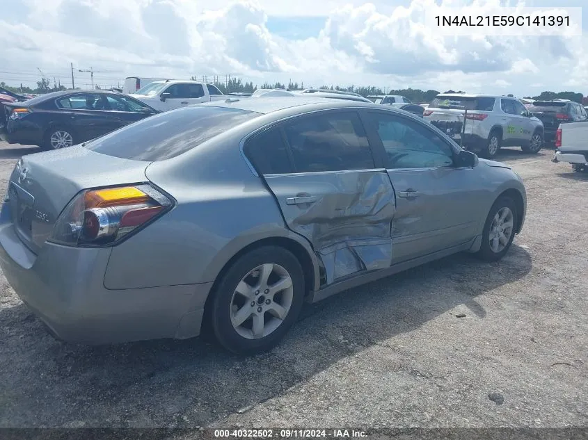 2009 Nissan Altima 2.5/2.5S VIN: 1N4AL21E59C141391 Lot: 40322502