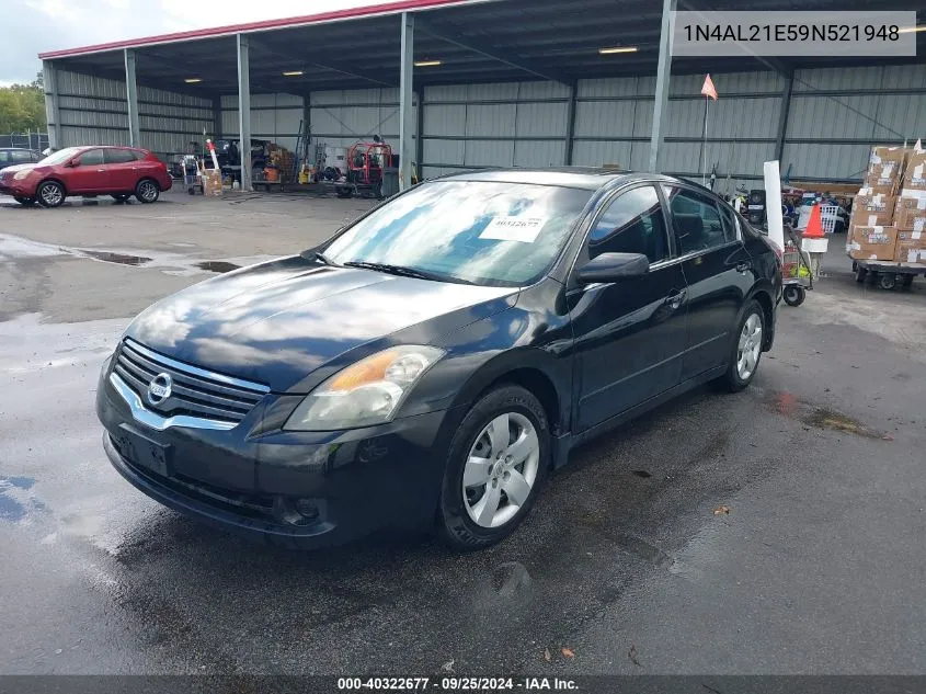 2009 Nissan Altima 2.5 S VIN: 1N4AL21E59N521948 Lot: 40322677