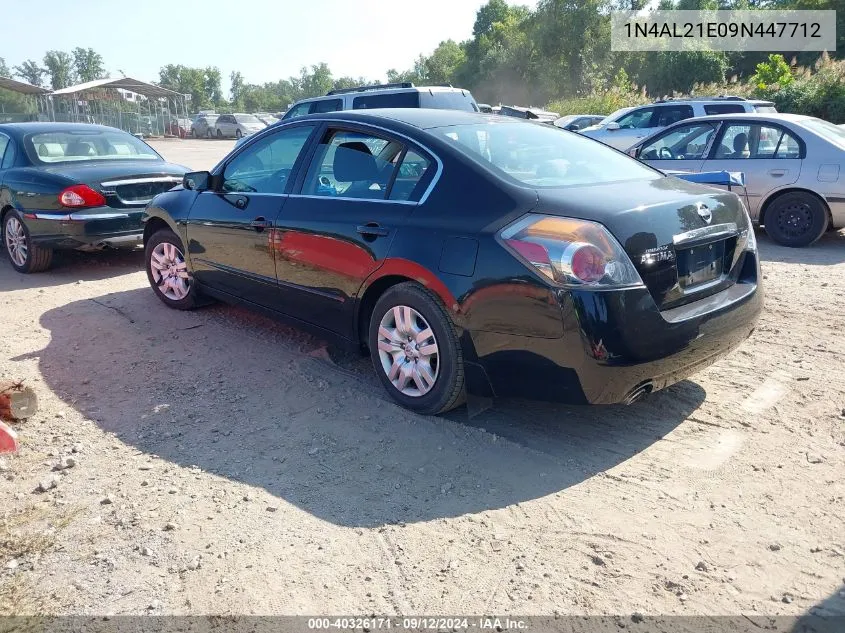 2009 Nissan Altima 2.5 S VIN: 1N4AL21E09N447712 Lot: 40326171