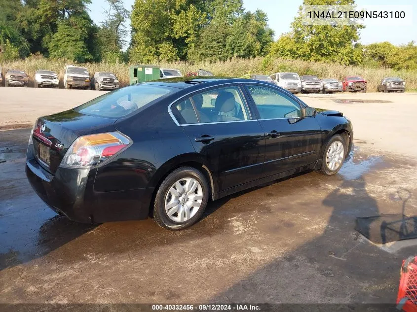 2009 Nissan Altima 2.5/2.5S VIN: 1N4AL21E09N543100 Lot: 40332456