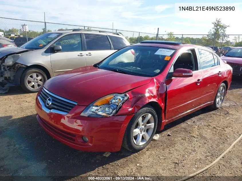 2009 Nissan Altima 3.5 Sl VIN: 1N4BL21E49N523890 Lot: 40333061