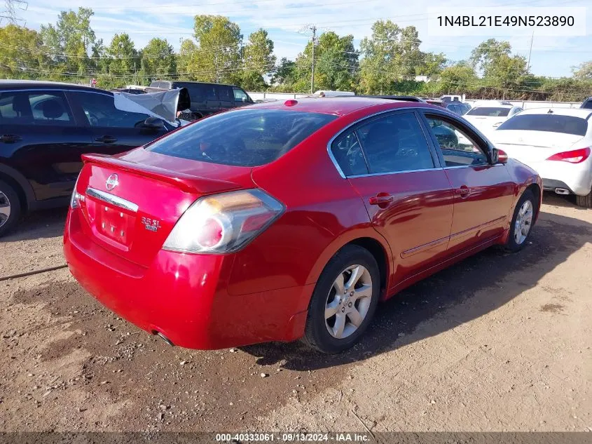 2009 Nissan Altima 3.5 Sl VIN: 1N4BL21E49N523890 Lot: 40333061