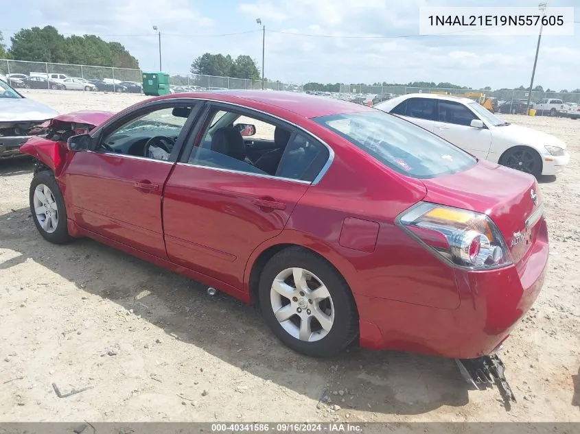 2009 Nissan Altima 2.5 S VIN: 1N4AL21E19N557605 Lot: 40341586