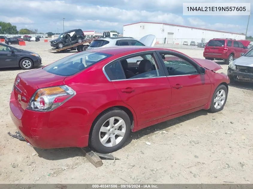 2009 Nissan Altima 2.5 S VIN: 1N4AL21E19N557605 Lot: 40341586