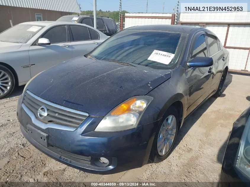 2009 Nissan Altima 2.5/2.5S VIN: 1N4AL21E39N452953 Lot: 40344859