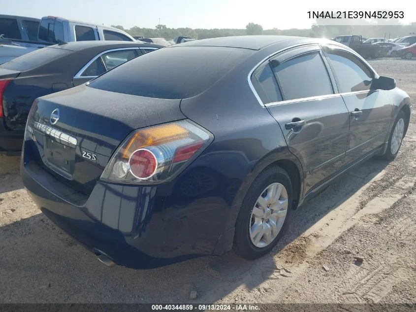 2009 Nissan Altima 2.5/2.5S VIN: 1N4AL21E39N452953 Lot: 40344859