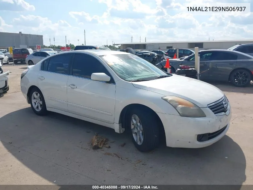 2009 Nissan Altima 2.5 S VIN: 1N4AL21E29N506937 Lot: 40345088