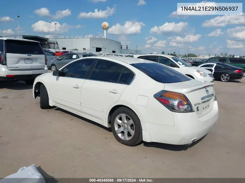 2009 Nissan Altima 2.5 S VIN: 1N4AL21E29N506937 Lot: 40345088