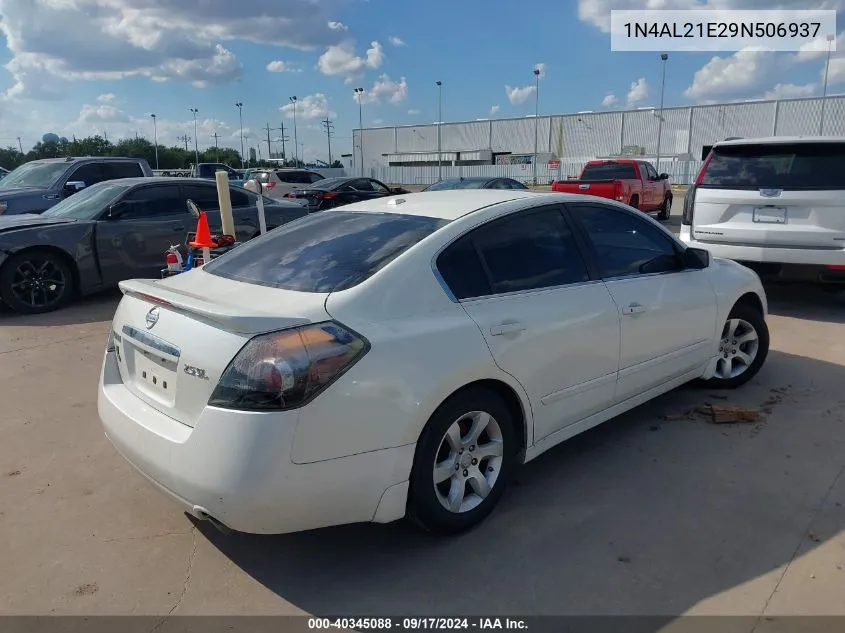 2009 Nissan Altima 2.5 S VIN: 1N4AL21E29N506937 Lot: 40345088