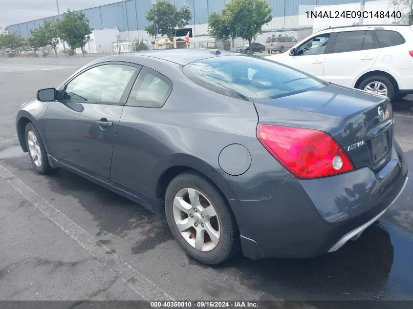 2009 Nissan Altima 2.5 S VIN: 1N4AL24E09C148440 Lot: 40350810