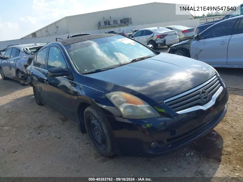 1N4AL21E49N547540 2009 Nissan Altima 2.5 S