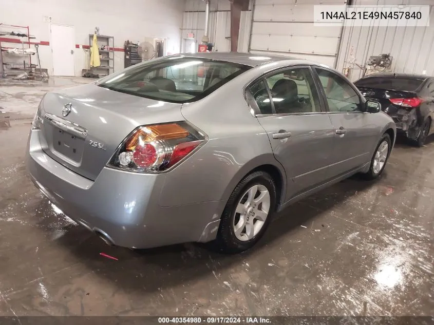 1N4AL21E49N457840 2009 Nissan Altima 2.5 S