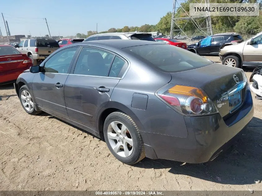 2009 Nissan Altima 2.5 S VIN: 1N4AL21E69C189630 Lot: 40390570