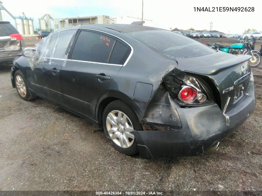 2009 Nissan Altima 2.5 S VIN: 1N4AL21E59N492628 Lot: 40426354