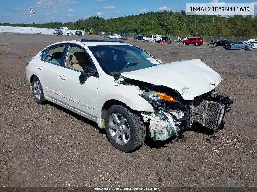 2009 Nissan Altima 2.5 S VIN: 1N4AL21E59N411689 Lot: 40435638