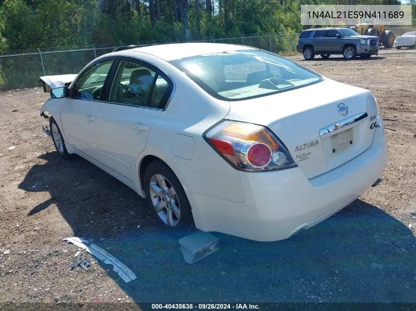 2009 Nissan Altima 2.5 S VIN: 1N4AL21E59N411689 Lot: 40435638