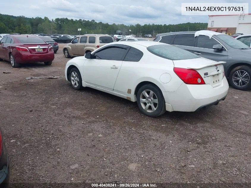 2009 Nissan Altima 2.5 S VIN: 1N4AL24EX9C197631 Lot: 40438241