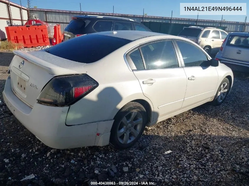 2009 Nissan Altima 2.5 S VIN: 1N4AL21E49N496444 Lot: 40438863