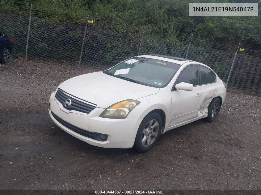 1N4AL21E19N540478 2009 Nissan Altima 2.5 S