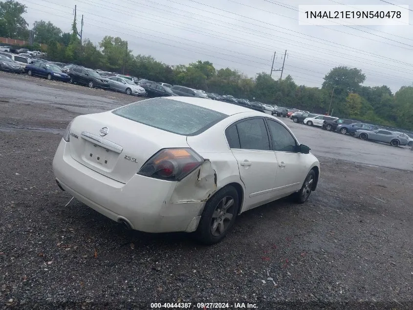 1N4AL21E19N540478 2009 Nissan Altima 2.5 S