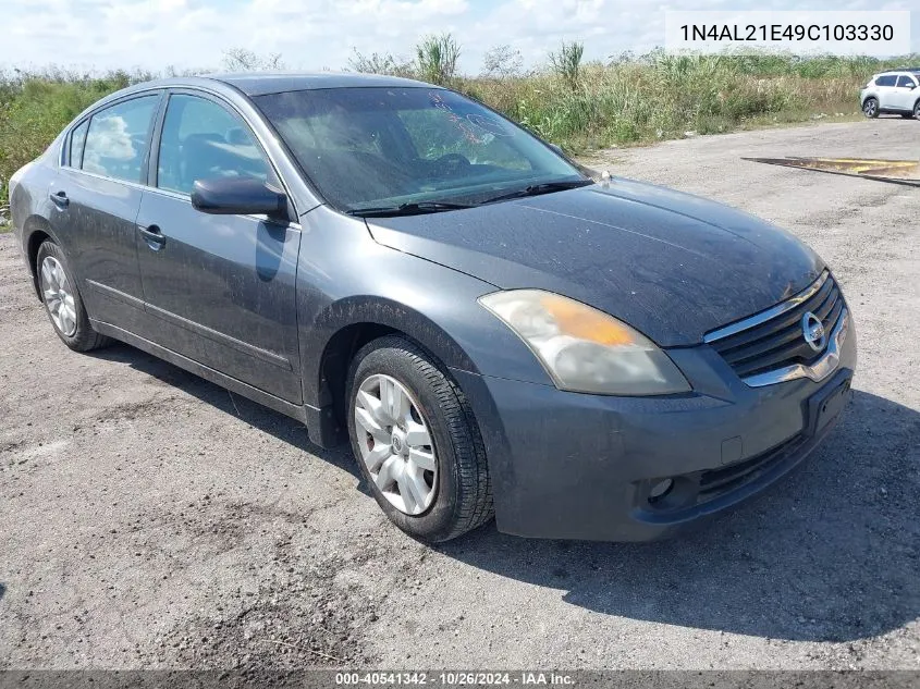 2009 Nissan Altima 2.5 S VIN: 1N4AL21E49C103330 Lot: 40541342