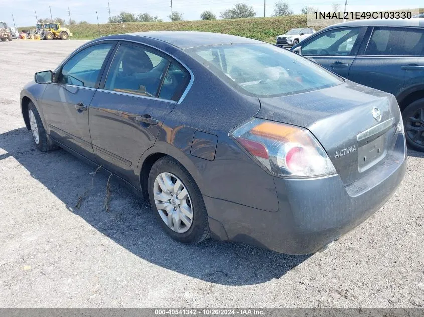 2009 Nissan Altima 2.5 S VIN: 1N4AL21E49C103330 Lot: 40541342