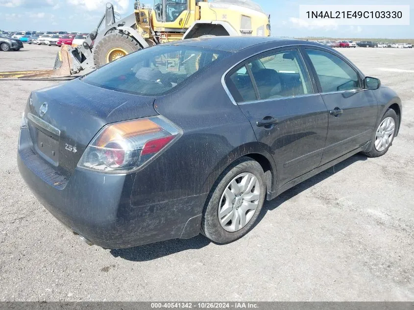 2009 Nissan Altima 2.5 S VIN: 1N4AL21E49C103330 Lot: 40541342