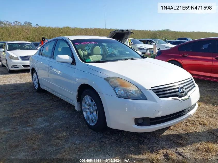 2009 Nissan Altima 2.5/2.5S VIN: 1N4AL21E59N471598 Lot: 40541441