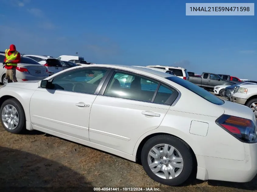 2009 Nissan Altima 2.5/2.5S VIN: 1N4AL21E59N471598 Lot: 40541441