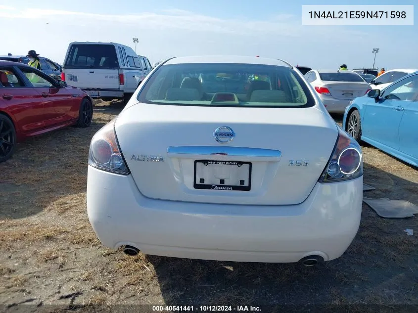 2009 Nissan Altima 2.5/2.5S VIN: 1N4AL21E59N471598 Lot: 40541441