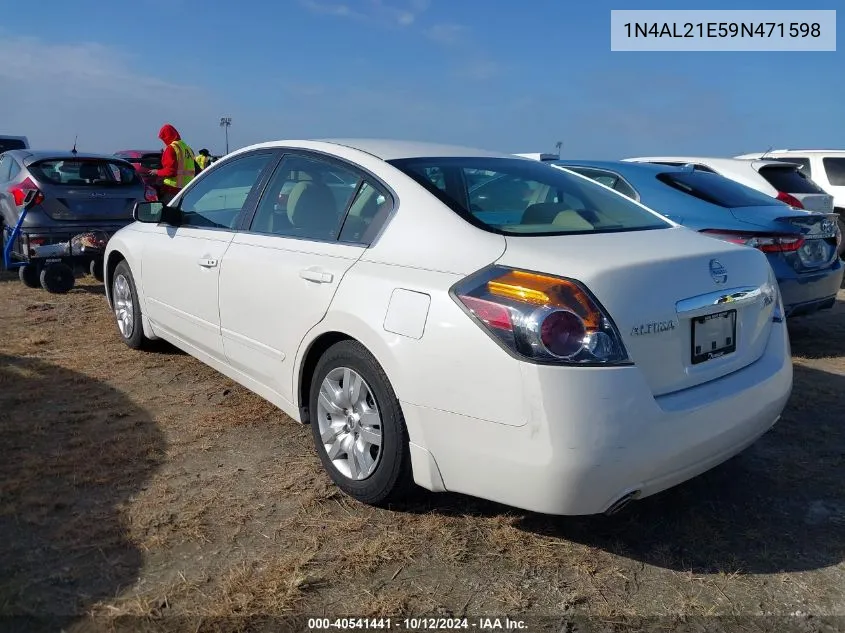 2009 Nissan Altima 2.5/2.5S VIN: 1N4AL21E59N471598 Lot: 40541441