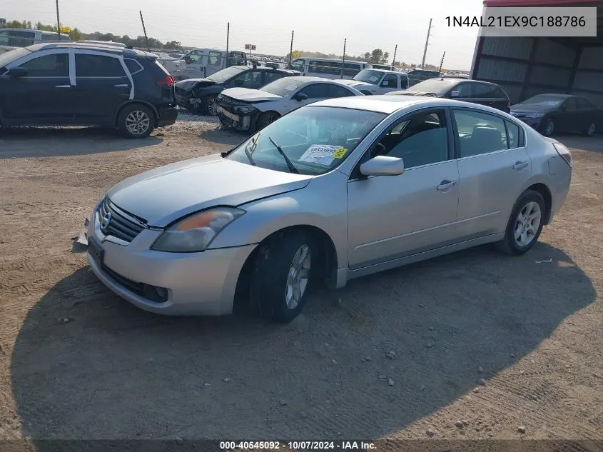 2009 Nissan Altima 2.5 S VIN: 1N4AL21EX9C188786 Lot: 40545092