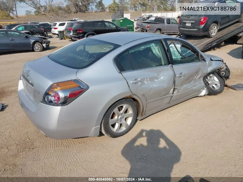 2009 Nissan Altima 2.5 S VIN: 1N4AL21EX9C188786 Lot: 40545092