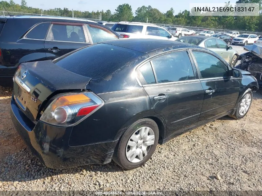 2009 Nissan Altima 2.5 S VIN: 1N4AL21E69C183147 Lot: 40545674