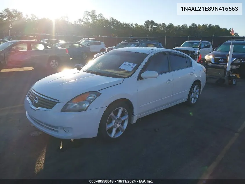 2009 Nissan Altima 2.5 S VIN: 1N4AL21E89N416563 Lot: 40550049