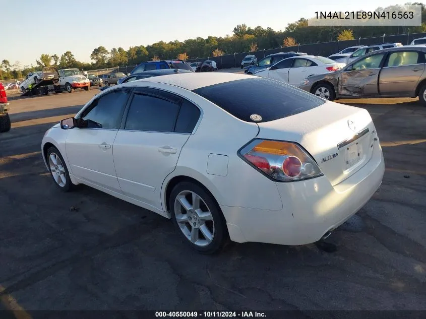 2009 Nissan Altima 2.5 S VIN: 1N4AL21E89N416563 Lot: 40550049