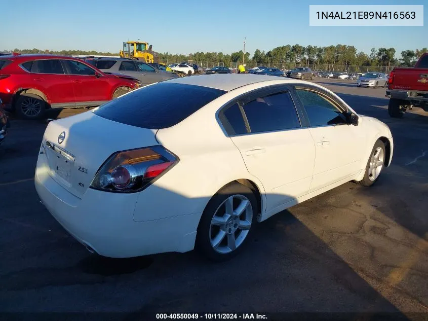 2009 Nissan Altima 2.5 S VIN: 1N4AL21E89N416563 Lot: 40550049