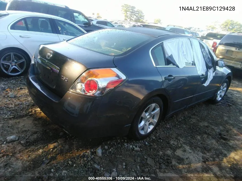 2009 Nissan Altima 2.5 S VIN: 1N4AL21E89C129428 Lot: 40555306