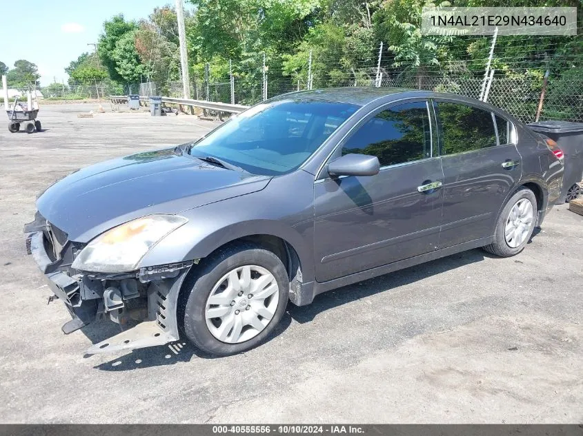 2009 Nissan Altima 2.5 S VIN: 1N4AL21E29N434640 Lot: 40555556