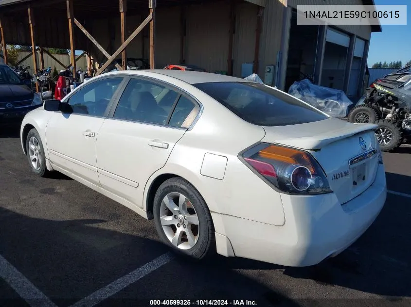 2009 Nissan Altima 2.5 S VIN: 1N4AL21E59C100615 Lot: 40599325