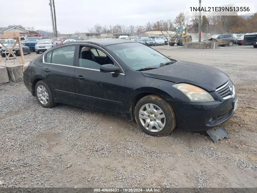 2009 Nissan Altima 2.5 S VIN: 1N4AL21E39N513556 Lot: 40655031