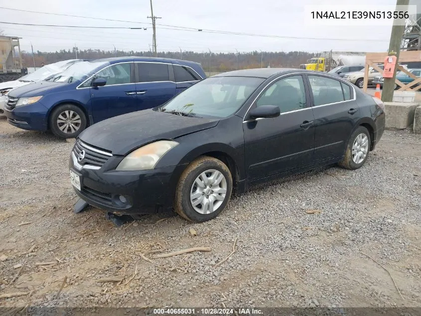 2009 Nissan Altima 2.5 S VIN: 1N4AL21E39N513556 Lot: 40655031