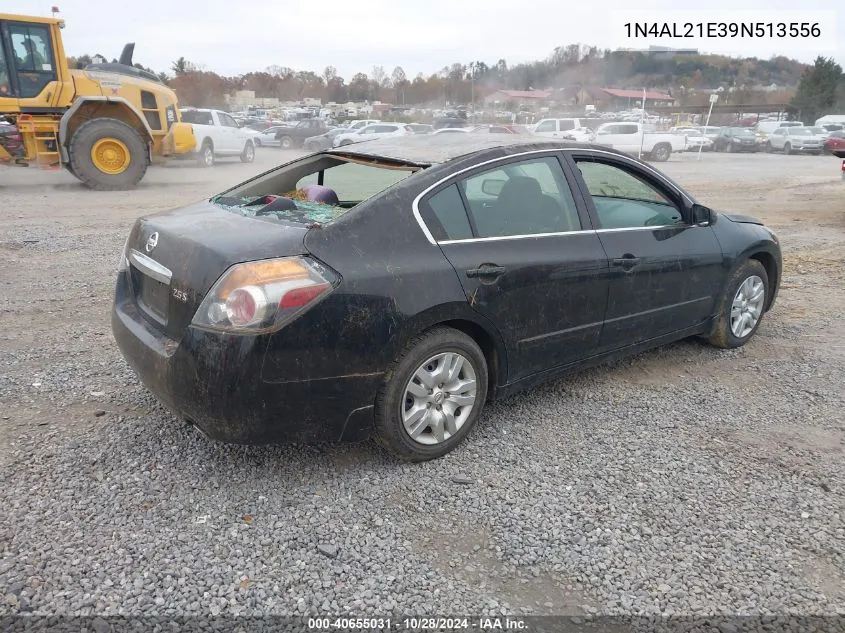 2009 Nissan Altima 2.5 S VIN: 1N4AL21E39N513556 Lot: 40655031