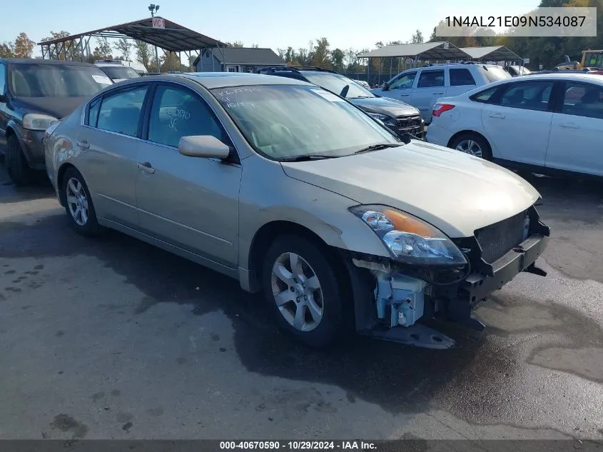 2009 Nissan Altima 2.5 S VIN: 1N4AL21E09N534087 Lot: 40670590