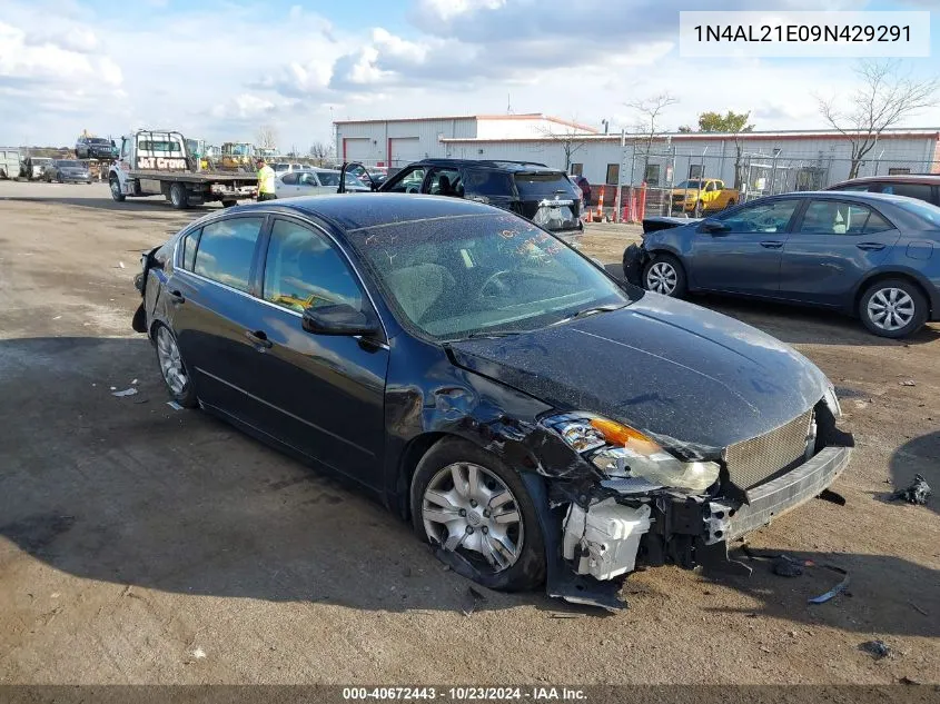 2009 Nissan Altima 2.5 S VIN: 1N4AL21E09N429291 Lot: 40672443