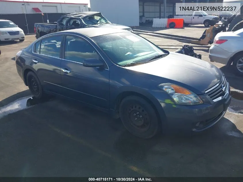 2009 Nissan Altima 2.5 S VIN: 1N4AL21EX9N522237 Lot: 40715171