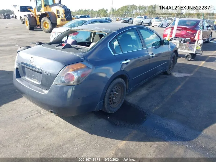 2009 Nissan Altima 2.5 S VIN: 1N4AL21EX9N522237 Lot: 40715171