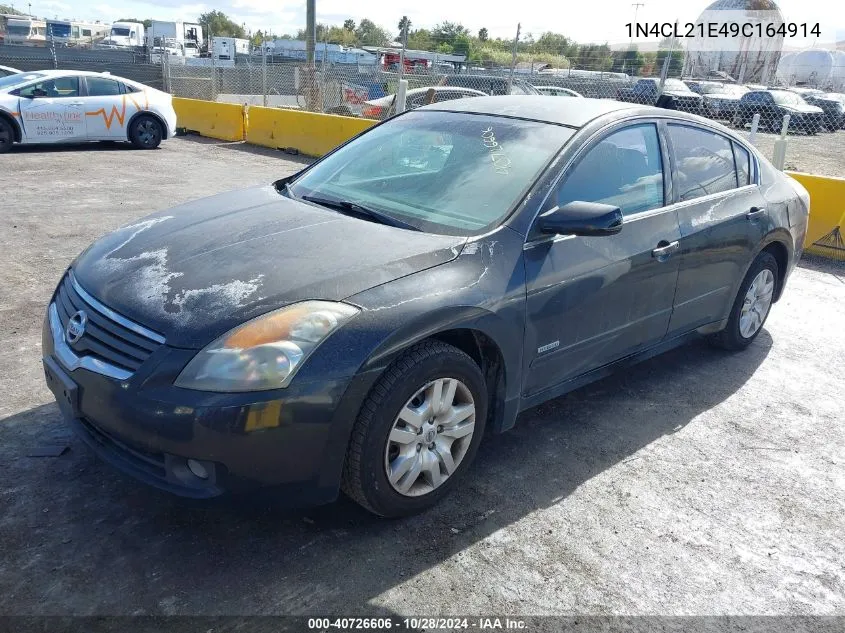 2009 Nissan Altima Hybrid VIN: 1N4CL21E49C164914 Lot: 40726606