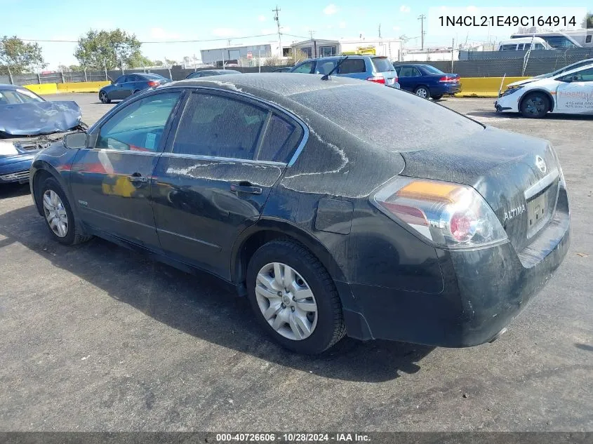 2009 Nissan Altima Hybrid VIN: 1N4CL21E49C164914 Lot: 40726606