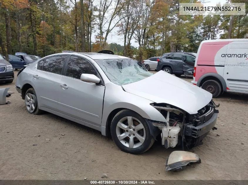 2009 Nissan Altima 2.5 S VIN: 1N4AL21E79N552716 Lot: 40726838